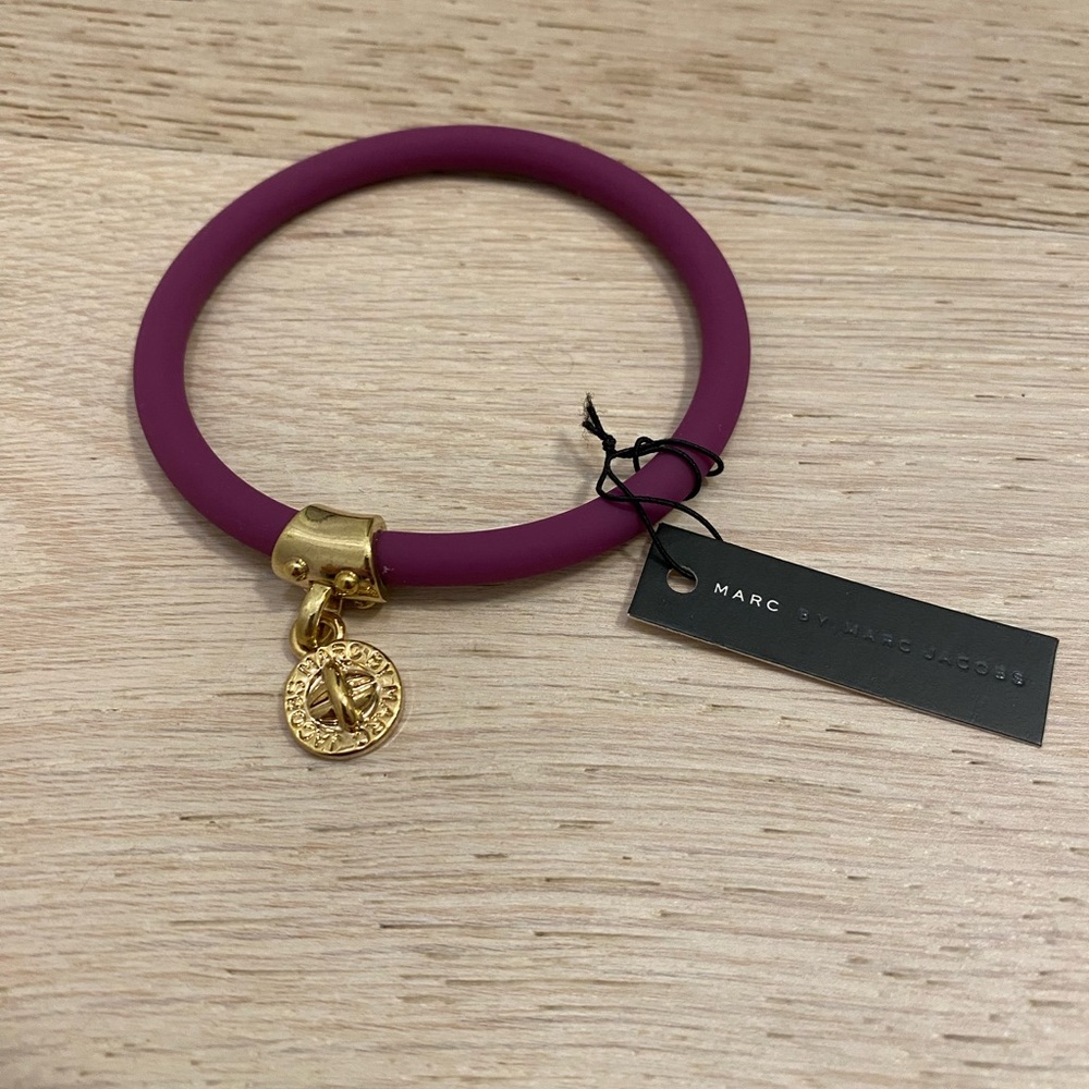 Marc By Marc Jacobs Plum and Gold Bracelet. NWT